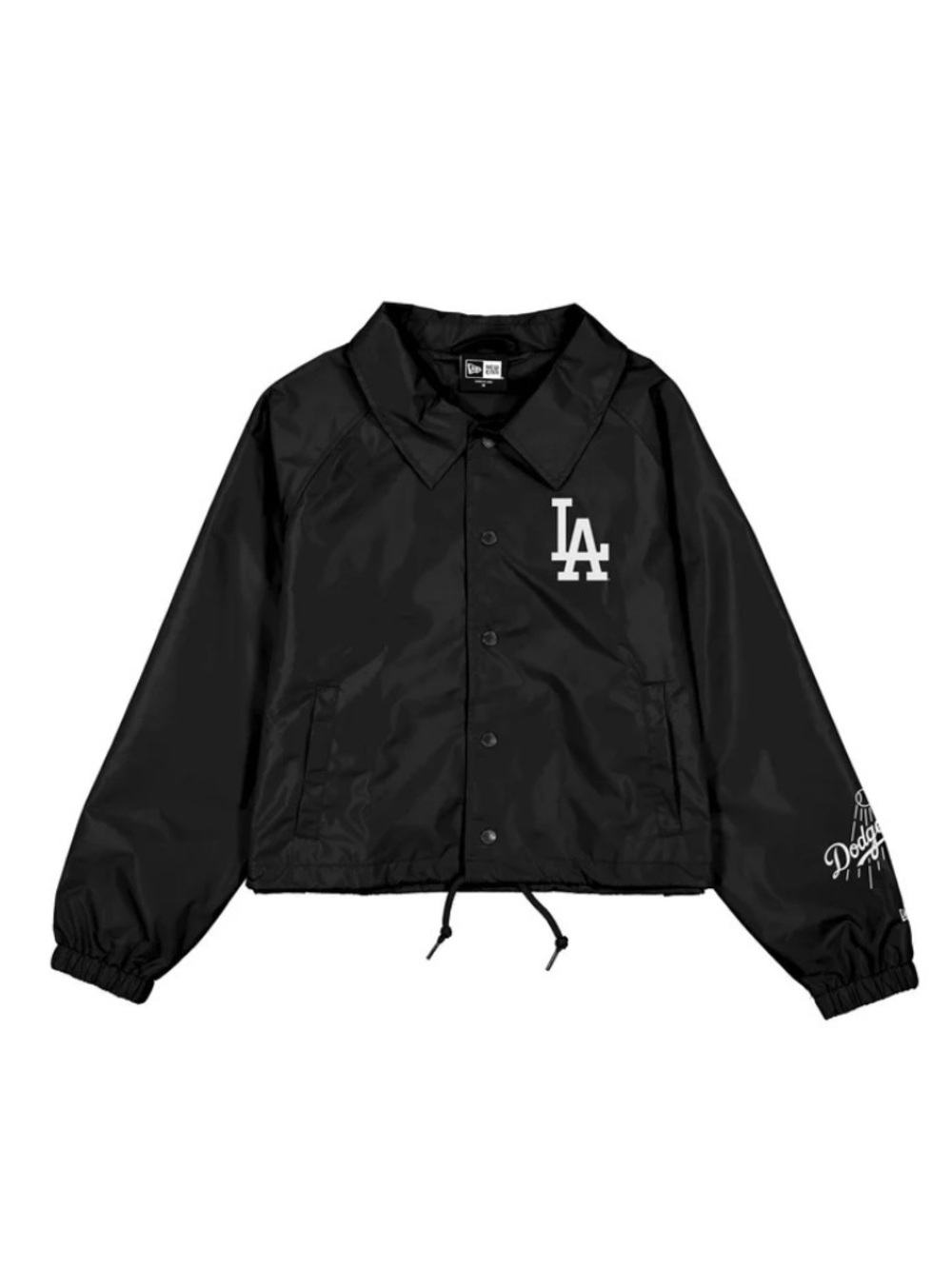 New Era Black Los Angeles Dodgers windbreaker Jacket